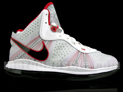 Introducing Nike LeBron 8 V/2 Version 2 Lighter Means Better? nike air max lebron 8 v2 white black red 1 02 Introducing Nike LeBron 8 V/2 Version 2 Lighter Means Better?