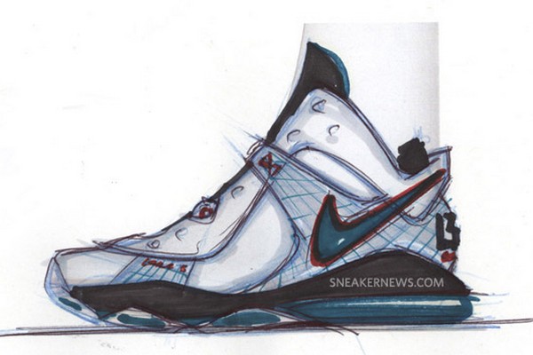 Interview with Jason Petrie Nike LeBron 8 Design Sketches
