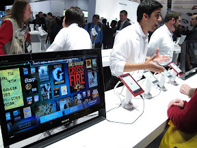 CES 2011 Sony booth