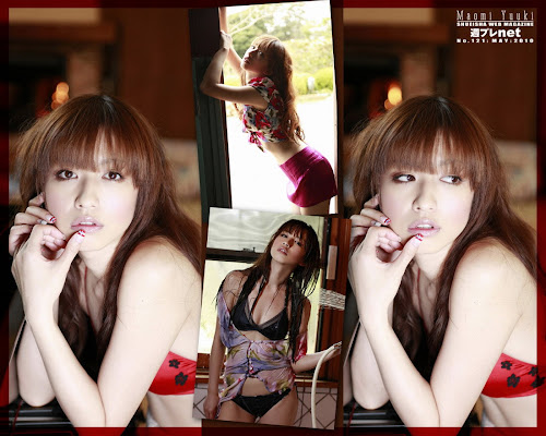Yuuki Maomi (優木まおみ) - Japanese Gravure Idol, actress, and singer