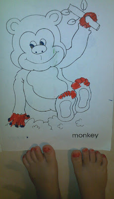 red toes