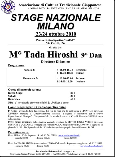 (Microsoft Word - Stage Milano M\260 Tada ottobre 2010.doc)