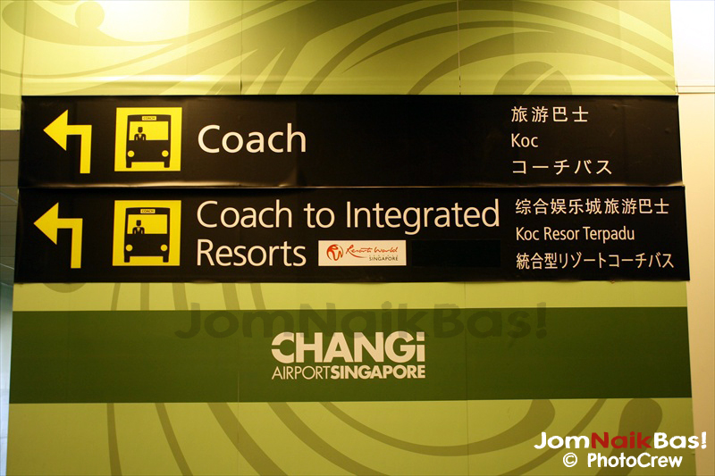 Look out for the signages that will lead you to the Coach Stand.