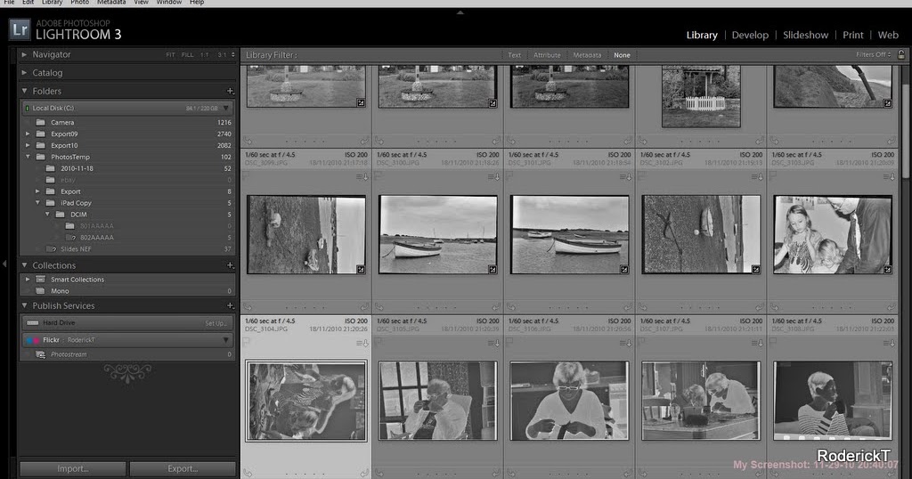 Photography Rod's Notes how to process negative images using tone