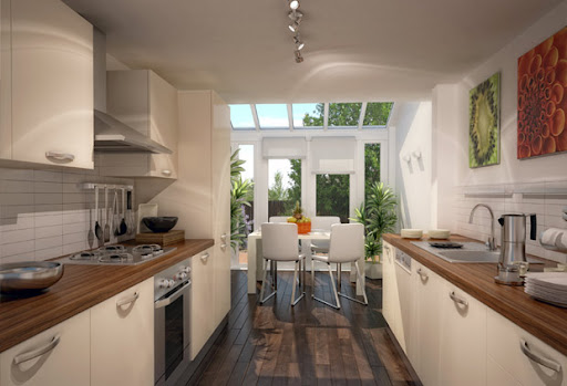 Modern Natural Home Design, Modern House Design, Modern Living Room, Dining Room Decorating, Modern kitchen design