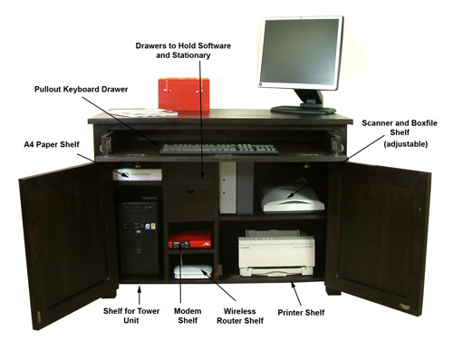 Kaden Hidden Dark Wood Furniture Design Dark Wood Furniture, home office furniture, Furniture Design, Office Room Design