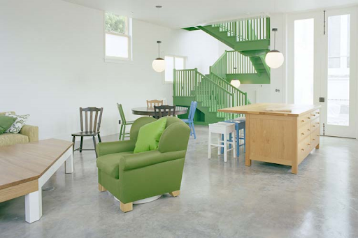 Green Accent in Manhattan Home Design Green Accent in Manhattan Home Design