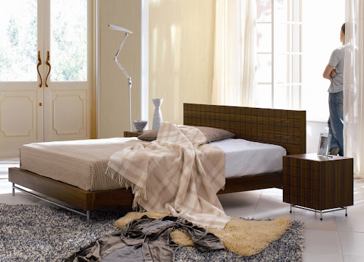 Modern Walnut Double Bed Design Picture 4 Image fro Modern Walnut Double Bed Design