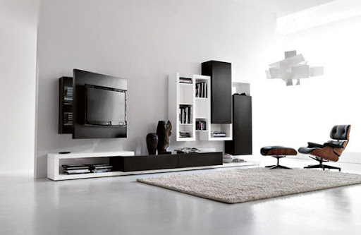 Modern and Multifunctional Wall Mount TV Stand from Fimar Modern and Multifunctional Wall Mount TV Stand from Fimar
