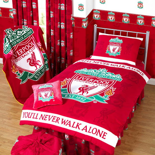 Liverpool FC Bedroom Interior Design and Furniture Picture 2 liverpool fc bedroom, lfc bedroom, liverpool fc bedroom design ideas