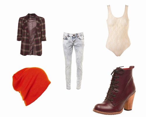 denim collage