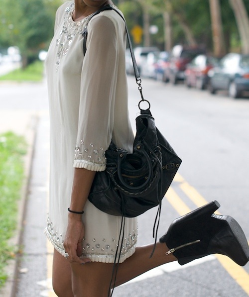 white dress