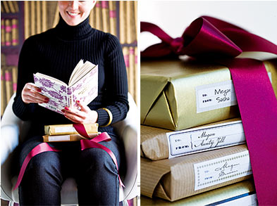 book club gift labels