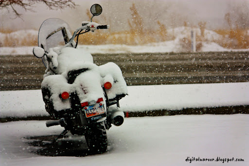 Snow bike in Utah - Ratish Naroor Digital Photography
