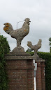 Two Rooster Entrance