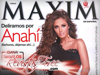 anahi Anahí   Maxim México 01 2010