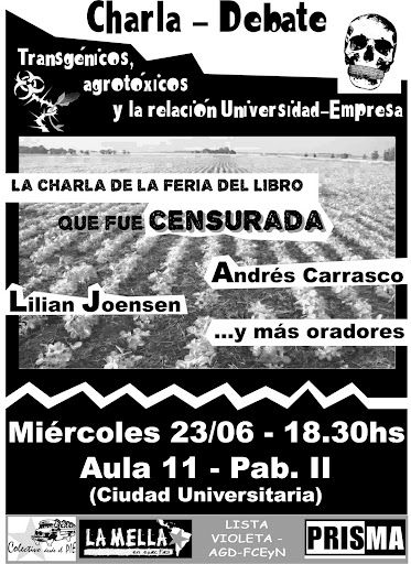 Transgénicos, agrotóxicos y la relación Universidad-Empresa