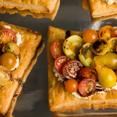Fresh Tomato and Cheese Puff-Pastry Tart Recipe