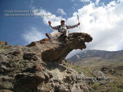 Very Interesting Volcanic Lava Shapes on  Mt. Damavand!! Photo by Q. khorampour