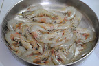 fresh caught shrimps - kerala food chemeen. naaren chemeen-Kerala food images