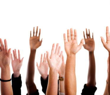 Que levante la mano quien se quiera apuntar a pasar un ratito con Viggo Mortensen Hands-up