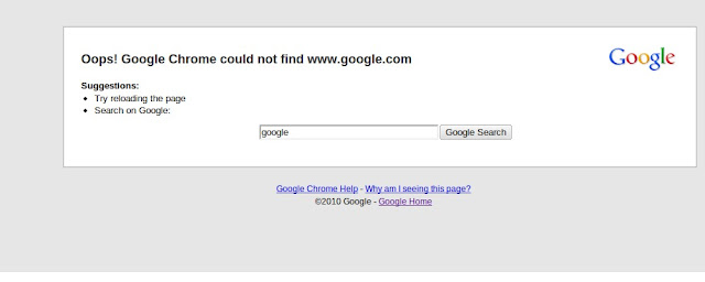 Google can't find google
