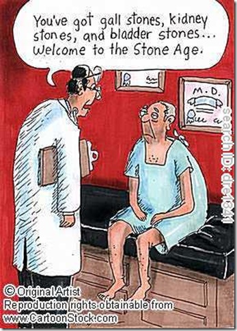 kidney stone cartoon