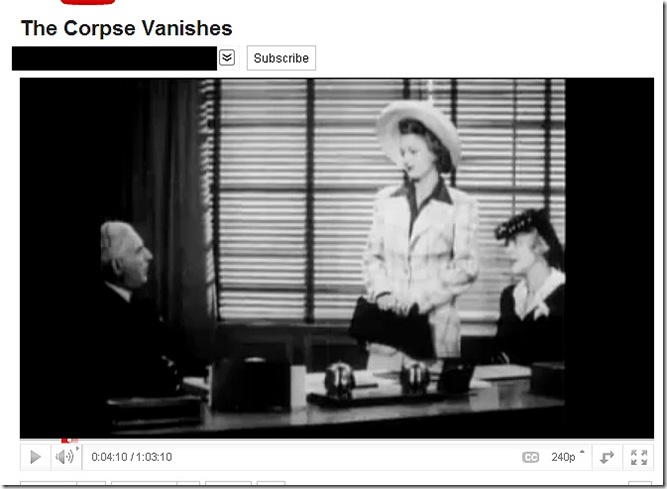 The lift - corpse vanishes