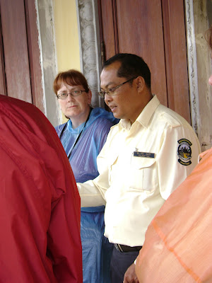 Guide at Royal Palace