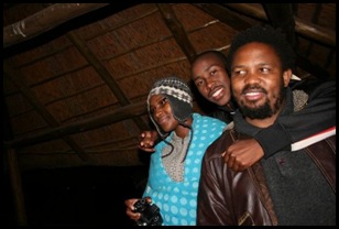 Andile Mngxitama right Blackwash group organiser of meetings 15Oct2009