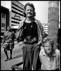 Afrikaner poor begging on streets