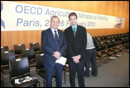 Mulder Dr Peter SA deputy agri-minister OECD Paris France March72010