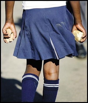 We will disrupt WC2010 pupil with rocks at riot scene March92010