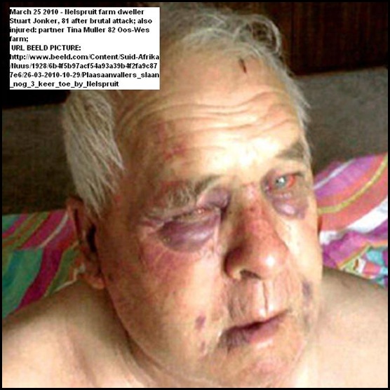 Jonker Stuart 81 beaten Nelspruit farm March252010 Is that what you want Malema