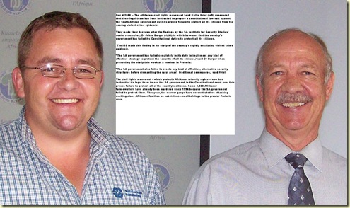 SA government has failed warn ISS director Johan Burger and Solidary KallieKrielDec42008