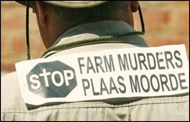 StopFarmMurders Protestor Pretoria Feb 7 2010