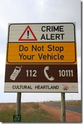 CrimeAlertToSouthAfricanMotorists