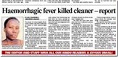 [Cleaner was killed by HaemorrhagicFeverMorningsideClinicOct27TheStar Mtembu[6].jpg]