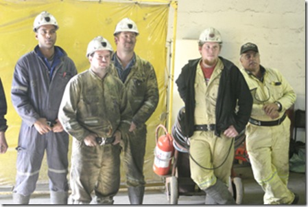 Afrikaner Mineworkers Pamodzi Mine Strike Because Lack of Pay March2009