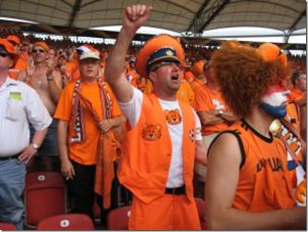 Oranje General Winfried Witjes of Elst Dutch fans will wear orange