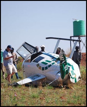 Crhopper crash Ruimsig Sept 266 2009 ER24 PICTURE