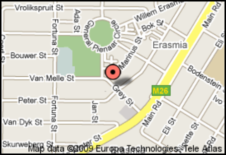 Vemore Grande Hotel location in downtown Pretoria