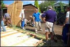 Afrikaner Poverty in Wolmer Pretoria - housing project by Solidarity trade union helping hand charity April 2009_