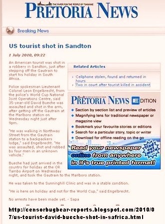 [Bueche David 35 US tourist shot injured Santon Gauteng train July 1 2010[10].jpg]