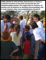 AfrikanerPoorDutchStudentsVisitEaglesNestSquatterCampAugSolidariteitHelpendeHand
