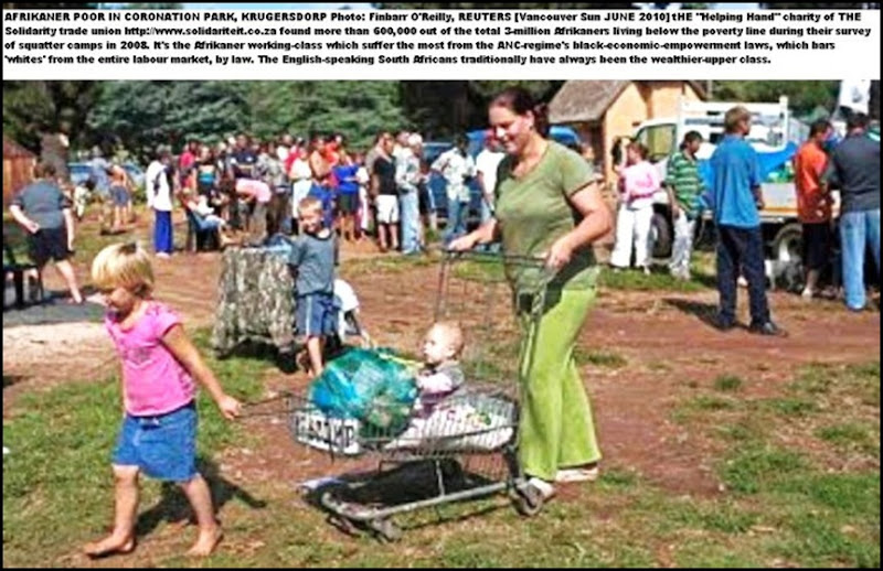 Afrikaner Poor in Coronation Park Krugersdorp THREATENED WITH FORCED REMOVAL TO BLACK MUNCIEVILLE CAMP Afrikaner Poor in Coronation Park Krugersdorp THREATENED WITH FORCED REMOVAL TO BLACK MUNCIEVILLE CAMP