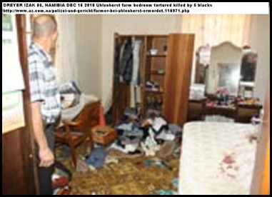 DREYER Izak 85 murdered Namibia farm Newlands Uhlenhorst