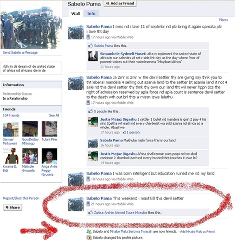 [ANTIAFRIKANER HATESPEECH SABELA PAMA THIS WEEKEND I MUST KILL THIS DEVIL SETTLER DEC152010[7].jpg]