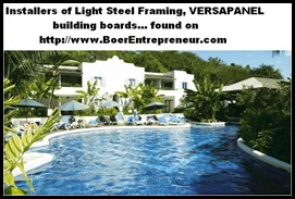 Light Steel Framing and Versapanel Building Boards Installations found on BoerEntrepreneur Light Steel Framing and Versapanel Building Boards Installations found on BoerEntrepreneur