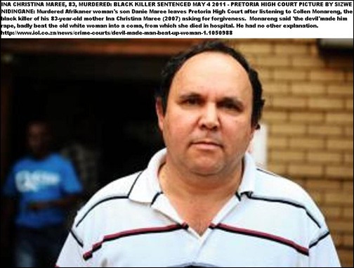 Maree Danie son of murdered InesChristinaMaree93_KilledbyCollenMonarengPTAHICOURTAPR22011